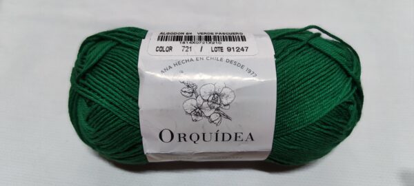 Hilo Algodón Verde Pascuero- Orquídea