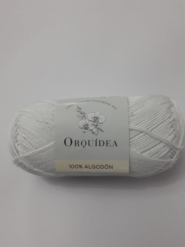 Hilo Algodón Blanco- Orquídea