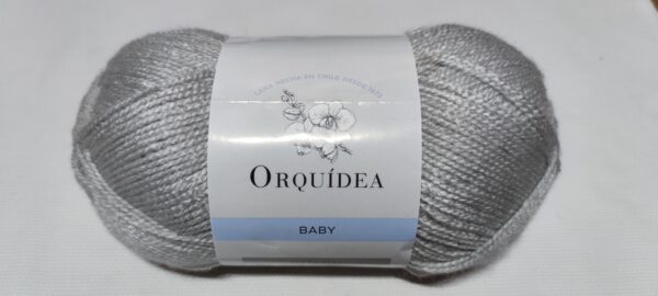 Lana Gris Plata - Línea Bebé Orquídea