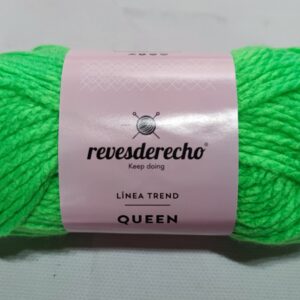 Lana Verde Fluor - Revesderecho -Queen