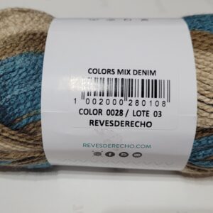 Lana Matificada mix denim - Revesderecho - colors