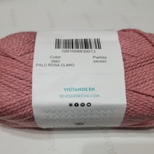 Lana Palo de Rosa- Revesderecho - Colors