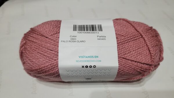 Lana Palo de Rosa- Revesderecho - Colors
