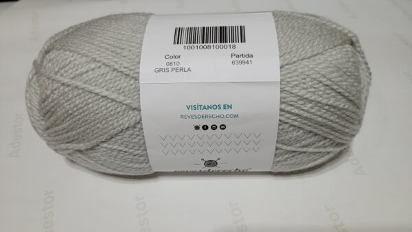 Lana Gris Perla- Revesderecho - Colors