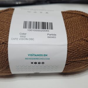 Lana Café Visón Oscuro- Revesderecho - Colors