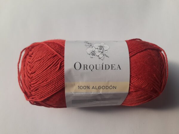 Hilo Algodón Rojo Fuego- Orquídea
