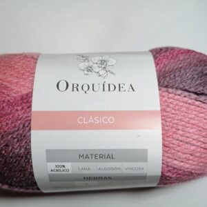 Lana Matificada Clasico Color vino - Orquidea