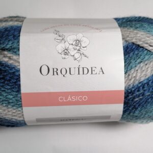 Lana Matificada clasico Color Azul - Orquidea