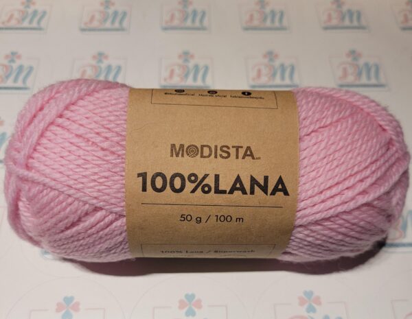 Lana - color rosado - 100% lana-MODISTA