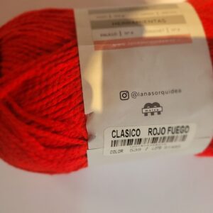 Lana Rojo Fuego- Orquídea Clásico9