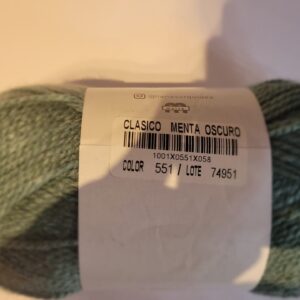 Lana Menta Oscuro- Orquídea Clásico