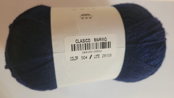 Lana Azul Marino - Orquídea Clásico