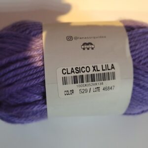 Lana Lila Orquídea- Clásico XL