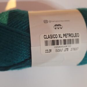 Lana Petróleo Orquídea- Clásico XL