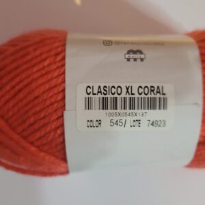 Lana Coral Orquídea- Clásico XL