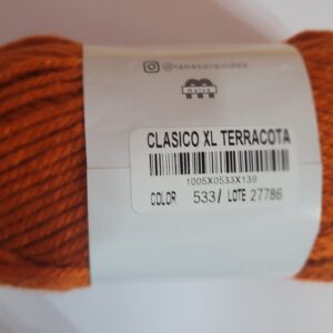Lana Terracota Orquídea- Clásico XL