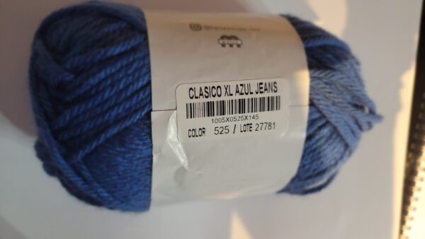 Lana Azul Jeans Orquídea- Clásico XL