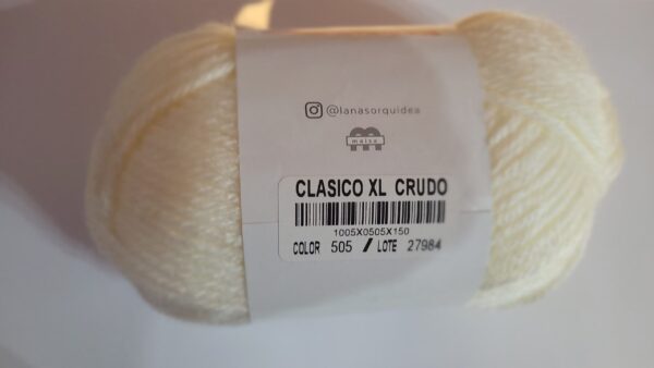 Lana Crudo Orquídea- Clásico XL