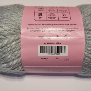 Lana Gris Perla - Revesderecho - Queen
