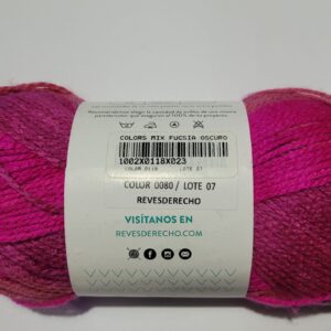 Lana Matificada Fucsia oscuro - Revesderecho - Colors