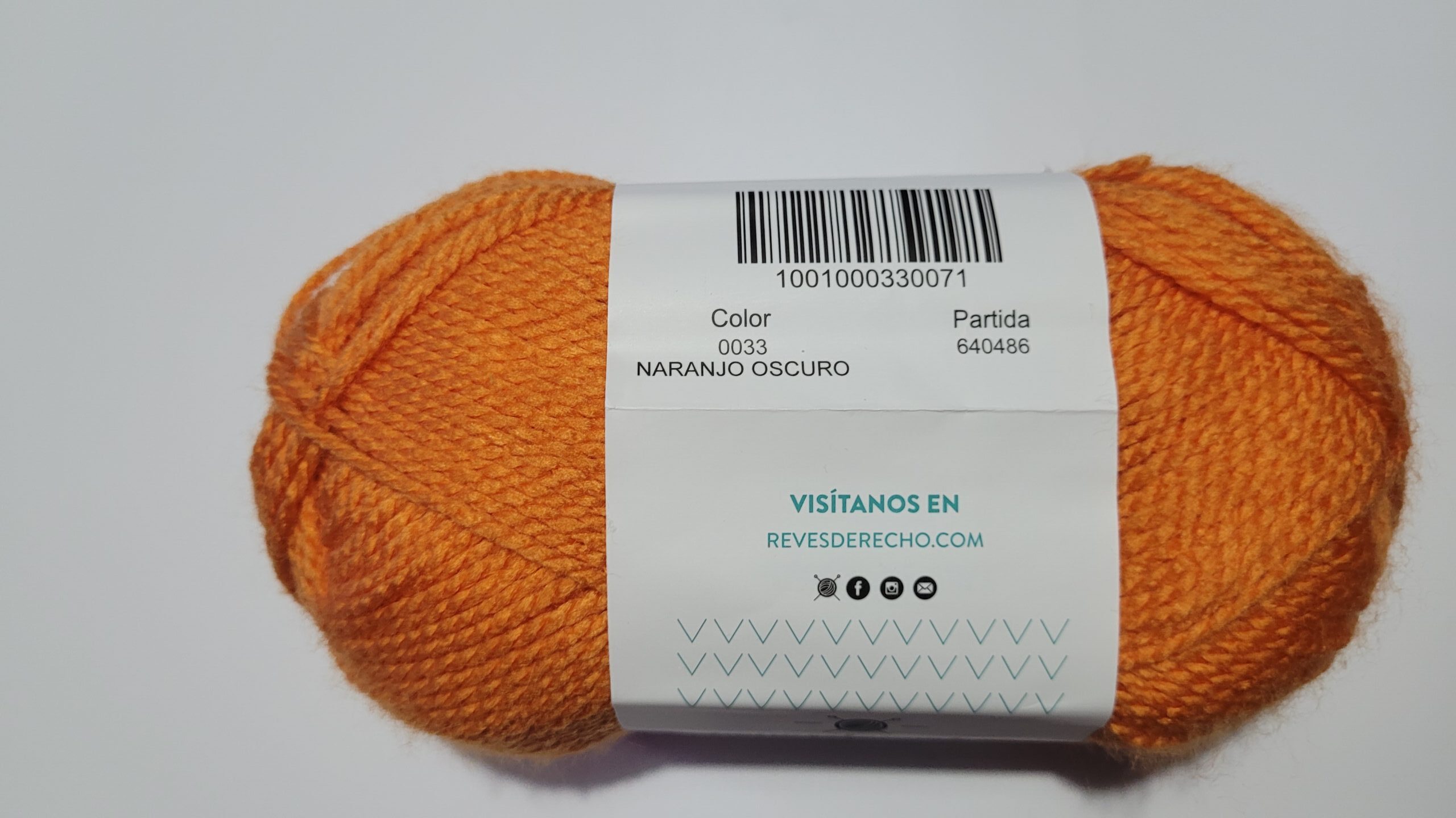 Lana Naranjo Oscuro - Revesderecho-Colors