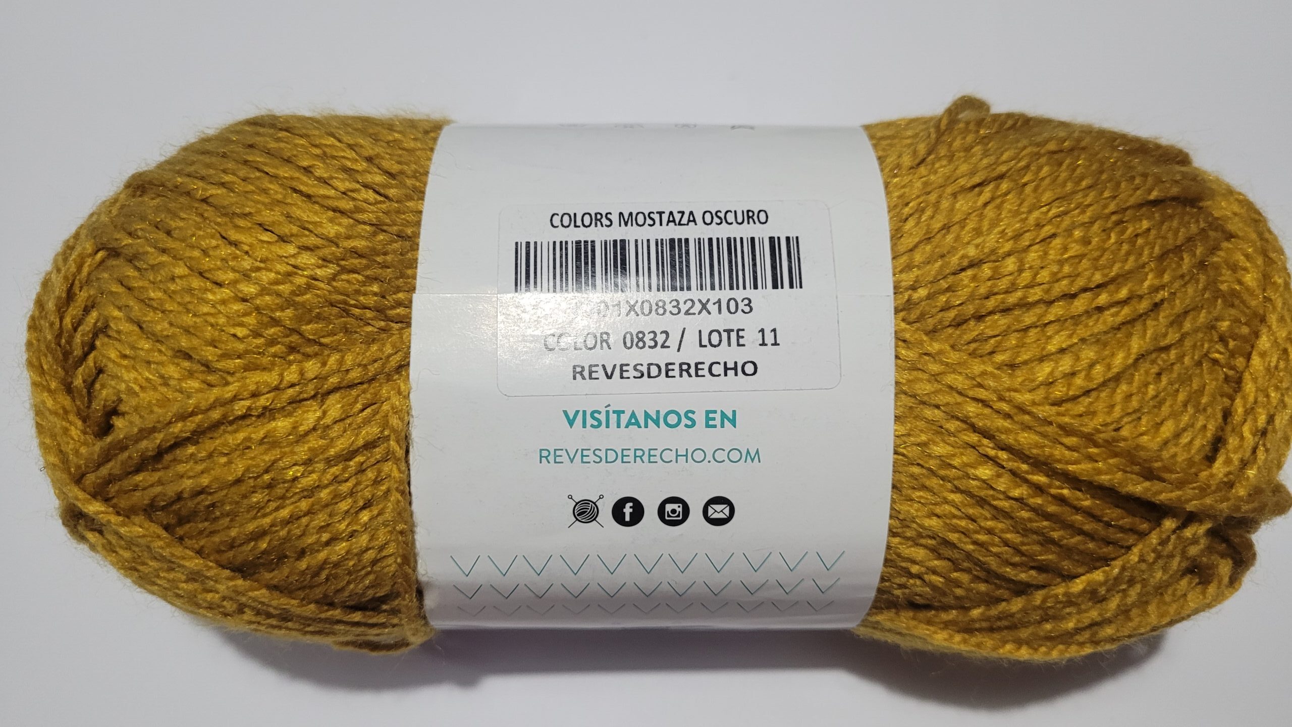 Lana Mostaza Oscuro- Revesderecho - Colors