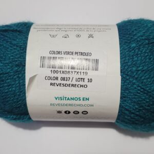Lana Verde Petróleo- Revesderecho - Colors