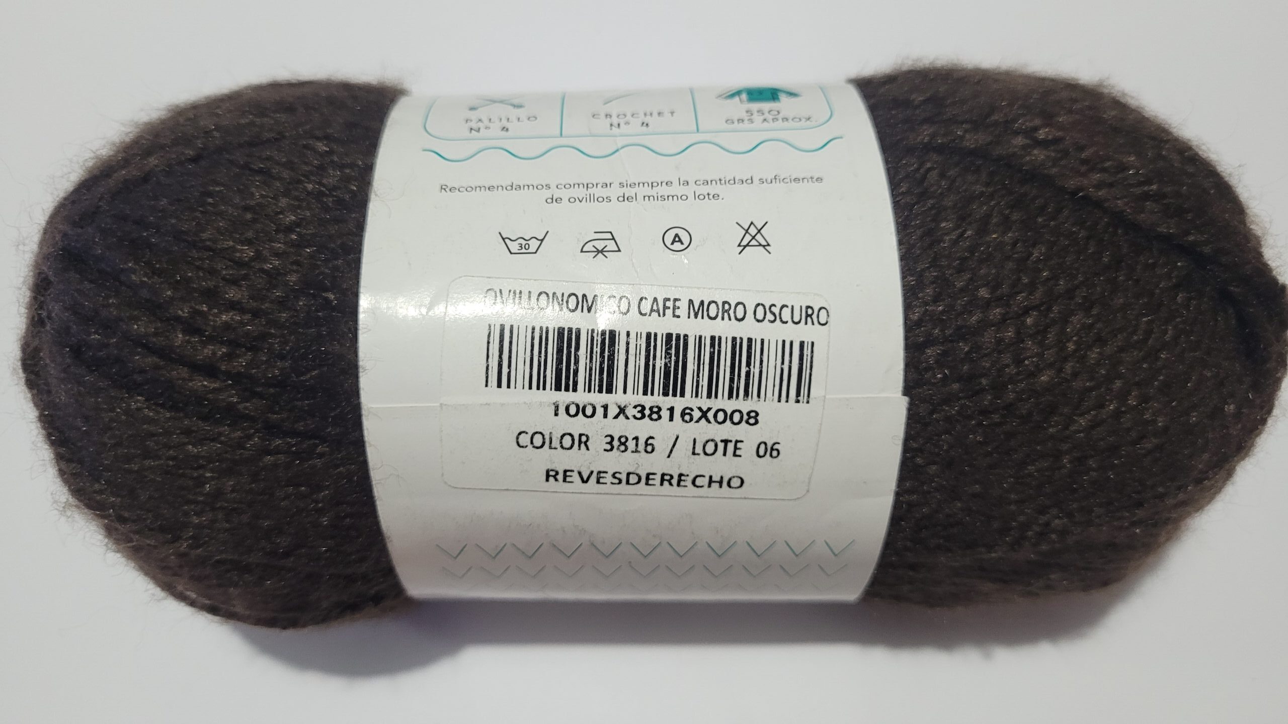 Lana Café Moro Oscuro - Revesderecho - Colors