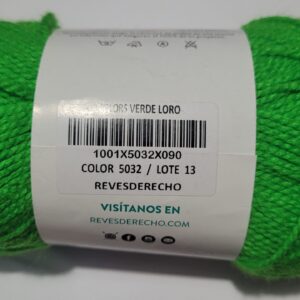 Lana Verde Loro - Revesderecho - Colors