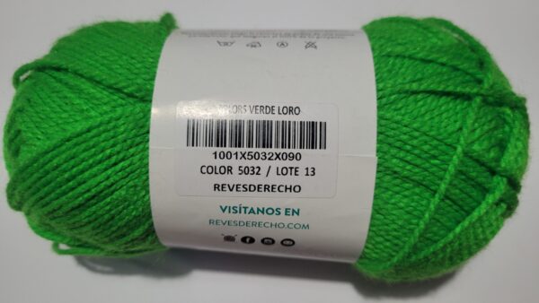 Lana Verde Loro - Revesderecho - Colors